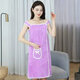 Wearable Bath Towel Women's Suspender Bathrobe Bath Skirt Thickened Wearable Bath Towel Vest Style Bath Towel Large Light Purple Pocket Style Large Size 130-160 Jin Jin equals 0.5 kg Wearable