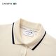 Lacoste French Crocodile Женская одежда 25 летняя французская академическая академия. Унаследованное вышитое щитовое покрытие Polo рубашка PF9660 XFJ/Cream White M 38