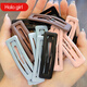 Halo Girl Mattes Haarclip für Frauenrücken gebrochener Haarseitenbalken Clip einfache Haarclip BB Clip Sommerkopfschmuck Waldstil [Matt] Schwarz - 2 Stücke