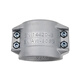 Clamp de tubo de aluminio XMSJ EN14420-3/ENAW6082 Vest de aluminio Hebilla de dos hebras Calava Máquina de escudo de dos piezas Hoop 3 pulgadas DN75*8 Diámetro exterior de la manguera 89-93
