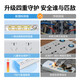 Green Union plug strip/socket board/row plug/desktop socket expansion/multi-function socket new national standard large spacing hole spacing wiring board drag strip dormitory home office 8-bit master control combination, total length 2 meters