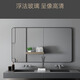 
Gold Brush (GOLDBRUSH) Bathroom Mirror Bathroom Wall-mounted Makeup Mirror Household Punch-free Wall Self-adhesive Dressing Mirror Bedroom Dressing Mirror Classic Black 70*90 [No Punch-free, HD explosion-proof]