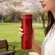 LOCK&LOCK stainless steel slim portable thermos cup tea cup car business cup LHC560 (300ml) red