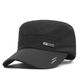 Miaogesen Vier-Jahreszeiten Universal Herrenhut Herren lässiger schnell trocknendem Flachhut Sommer Outdoor Casual Sun Protection Baseball Mütze mittlere und ältere Metal-Label Marine Blau einstellbar