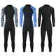 BLUE DIVEBLUEDIVE cross-border 3MM one-piece wetsuit for men to go to the sea, cold-proof wetsuit, warm swimsuit, 3mm camouflage gray hooded S S