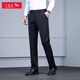 
Red Dragonfly Trousers Men's Business Casual Stretch Slim and Versatile Casual Straight Anti-Wrinkle-Free Dress Pants Black 33