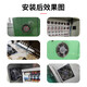 Huilide 12038 Ventilateur de refroidissement 220V petit ventilateur industriel 12cm petit ventilateur KTV Cabinet Châssis Boîte de distribution de ventilateur DP200A