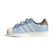 阿迪达斯 （adidas）童鞋24秋女童板鞋三叶草牛仔拼接贝壳头小白鞋小童运动鞋IH3291 IH3291 28 码/10k/脚长16.5cm