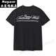Maycaur Herculesen Summer Avant épaule à manches minces à manches courtes à manches demi-manches T-shirt imprimé rond cou rond à la mode de muscle polyvalent TOPS JO1 JO1 BLANDE BLANC SHEPEVE (IMAGE DANS D9926) M Recommandé (100-130jin [Jin est égal à 0,5 kg]))