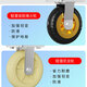 Jington Folding flatbed cart Steel plate hand truck cart cart cart cart cart cart cart cart cart cart loading and transport trailer Silver 73*48cm load capacity 1050Jin [Jin equals 0.5 kg] 4-inch TRP light tone wheel