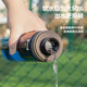 LOCK & LOCK water cup large capacity men's summer outdoor space cup sports water bottle plastic anti-fall and high temperature resistant student cup 1000ml dark blue free stainless steel filter 1000ml