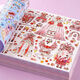 Wild pigeon hand tent sticker flashing dressing sticker girl handmade DIY toys quiet paste toys girl makeup princess stickers 4 books [Princess series complete 4 sets] 72 pictures