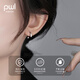 PWL999 Pure Silver Water Drop Earrings for Women Screw Twist Ear Hole Earrings 2025 New Style Versatile Wash and Sleep-Free Earrings Pair of Water Drop Earrings 999 Pure Silver
