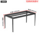 Shantoulin Village Solid Aluminiumlegierungstisch Beine Felsenplatte Esstisch Beine Unterstützung Marmor Basis Konferenzständer Office Desk Support Ständer Schwarz Länge 1295x Breite 695x Höhe 720