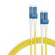 Value Messer Faser-Jumper Telekommunikationsgrad LC-LC Single-Mode-Einzelmodus Dual-Core-Halogen-freie umweltfreundliche Faserkabel-Faser-Kabel-Transceiver-Heckfaser 40 Meter ZLG1-LCLC40