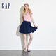 Gap女装夏季纯棉镂空字母印花logo短袖T恤宽松上衣546498 粉色 155/76A(XS)亚洲尺码