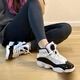 Nike (Nike) Freizeitschuhe Frauenschuhe Sommer Neue Sneakers Air Jordan 6 Ringe GS Sechs-Kronen-Basketballschuhe 323419-104 Schwarz-Weiß-Farben 38 38