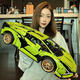 Lamborghini zusammengebautes Bausteinspielzeug, ferngesteuerter Rennsportwagen, Junge, hoher Schwierigkeitsgrad, mechanisches Set, Automodell, McLaren P1, ferngesteuerte Version, 3893 Partikel, kompatibel mit Lego-Baustein-Rennen