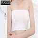 Wearing 80Jin Jin is equal to 0.5kg -200Jin Jin is equal to 0.5kg Fat Sister Xia Thin Style Women's Wrapped Breast Anti-Exposed Underwear Student Tube Top Large Size Women's Clothing Large Size 2 White