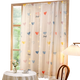 Chanog Velcro punch-free curtain installation simple blackout cloth sunshade window blocking bedroom sun protection self-adhesive short window love style Velcro style 1.5m*1.8m 1 piece