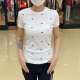 Tommy Hilfiger North American Tommy Summer's Casual's Casual's Full-Character logotipo redondo Camiseta de manga corta White 3294 100 XL