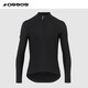 ASSOS cycling jersey men's spring and autumn fleece long-sleeved top warm MILLE GT Spring Fall Jersey C2 black L