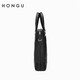 
Honggu men's vertical hand-held briefcase top layer cowhide bag one shoulder diagonal cross bag business bag birthday gift for boyfriend