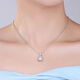 Yuan Shengfu's new PT950 boutique fashion lucky bag pendant platinum pendant genuine atmospheric platinum necklace pendant for women 2.65g