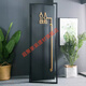 Meikejie toilet door bathroom door container door iron door industrial style cafe bar restaurant toilet sliding door 100*100cm