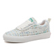 LIGHTNING X STORM Picasso paintings co-branded Xiaoxiang style casual lightning bread shoes couple canvas sports board shoes men and women D6227 soft blue 41