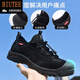 BIUTEE brand light luxury men's and women's labor protection shoes insulated shoes breathable, anti-smashing, anti-puncture safety shoes anti-slip, acid and alkali resistance spring and summer 878 gray breathable model 43