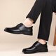Cartelo Chaussures en cuir masculin Business Formel Wear Chaussures pour hommes Soft Sole Breatch Low Top British Casual Le cuir Chaussures Men 9900 Black 40