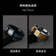 Man Sheng Dragon Pattern Ring Men's New Trendy Brand Versatile High-end Personalized Design Black Titanium Steel Ring Men's Ring Blue Default No. 9, Other Sizes Remarks