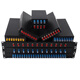 
Front is fiber optic terminal box SC/FC/LC/ST full 8-port terminal box 4/12/24 core rack-type optical cable fusion box 24-port SC large square head [full]