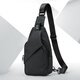 
Back to back sports crossbody bag LM shoulder bag for men with large capacity travel waterproofing function simple casual men's chest bag X1048 black