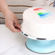 Baijie cake decorating table turntable baking tools aluminum alloy birthday cake household commercial special tools rotating anti-slip 10-inch decorating table