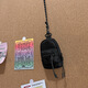 Craftsmanship chooses mini halter neck coin wallet card bag headphone bag hip hop personality small shoulder bag key crossbody bag men trendy small bag black