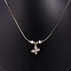 
Necklaces are simple and light luxury spring and summer fashion sense zircon necklace decoration girlfriend best friend gifts are sold FFC1049BR1