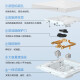DELIXI switch socket panel CD229 series 10A oblique five-hole socket cream style 86 type matte white