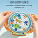 Magnetic maze walking with Botu Magnetic puzzle cube maze ball digital parent-child child elementary school student 10-year-old boy toy gear maze disk blue (upgraded version)