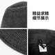 SOMUBAY上海滩礼帽男秋冬季卷边爵士帽高端中老年人爸爸爷爷老人绅士帽子 黑色条纹（单帽） L（头围59-60cm）