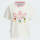 Adidas (adidas) 3-Blatt kurzärmelige T-Shirt-Frauen 2025 Herbst New Disney Joint Sportswear atmungsaktives kurzes Top JP1428/Weißrosa L L.