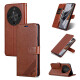 AZNS Huawei Enjoy 70X Mobile Case Flip-Fold Leather Case BRE-AL80 Protection Anti-fall 5G Front and Rear Fully Filled Soft Case Side-Flip Card Wallet-style Retro Business Men and Women New Style Enjoy 70X [Brown] Flip-Fold Leather Case