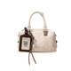 Nanfeng Chio2nd Pillow Bag Damen pendeln vielseitige Handtasche One-Shoulder Crossbody Bag 520 Geschenk für Freundin Beige White