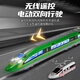 Kavi (KIV) high-speed rail toy train children's simulation alloy electric remote control Fuxing EMU model track toy car boy Alloy Fuxing 3 Section-Green + circular track