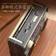 Dili full-band radio for the elderly 2024 new high-end semiconductor retro old-fashioned plug-in card U disk antenna elderly broadcast rechargeable portable Bluetooth speaker retro black radio/Bluetooth speaker/plug-in card/U disk