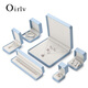 
Duobaoni Jewelry Box High-end Rounded PU Leather Ring Box Bracelet Pendant Earring Box Gift Jewelry Packaging Box Customized Logo Bracelet Box-H15904