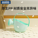 SUNNYBEBE宝宝洗澡戏水玩具洗头水勺水瓢勺婴幼儿游泳玩具舀水勺软萌小花洒 【新生儿戏水洗头小花洒】-青绿