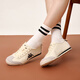 Chaussures en toile Kappa Chaussures pour hommes Chaussures Summer Chaussures Mesh Mesh Breaks Casual Sneakers Lightweight Soft Sole Training Chaussures Men's Winter Whiter / Black [Canvas] 42