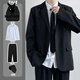 Playboy (PLAYBOY) DK uniform junior high school high school casual suit men's and women's suit college student professional formal wear JK suit class uniform three-piece suit jacket + shirt + trousers + tie XL